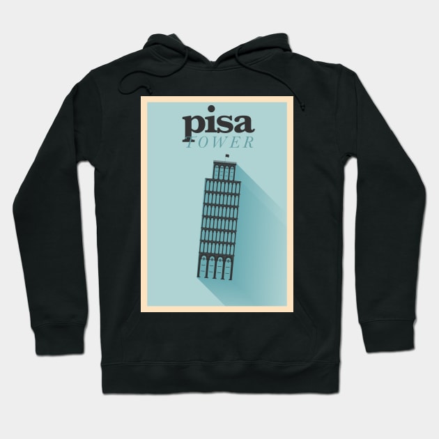 Pisa Poster Design Hoodie by kursatunsal